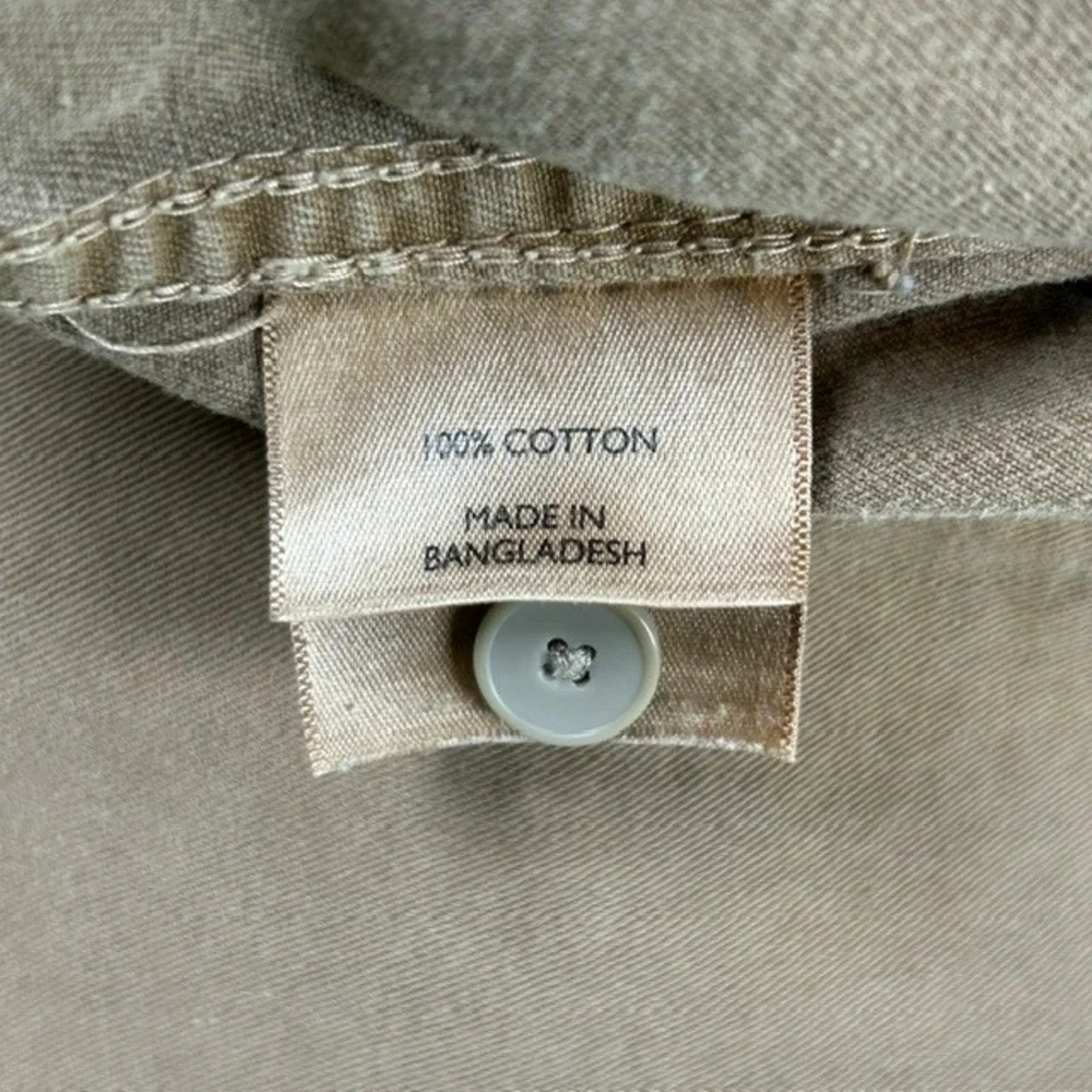 Levi's Men's Tan Long Sleeve Button Up Worker Shirt XXXL Cotton
